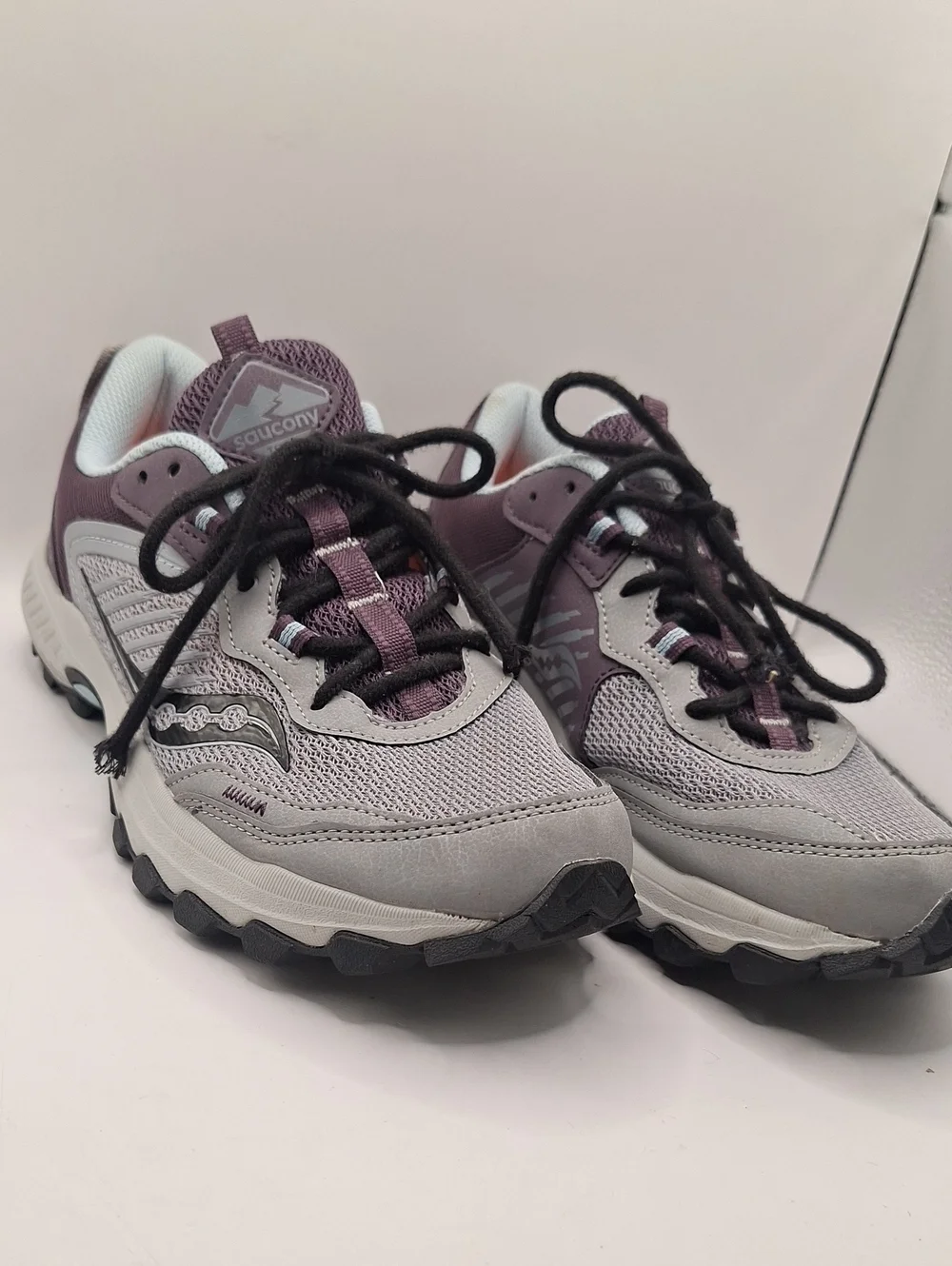 Saucony Excursion TR15 Trail Sneakers Women's 8.5 Gray Purple S10670-21